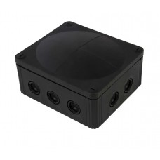 WISKA COMBI 1210 BK IP66/IP67 Junction Box, 160 x 140 x 81mm, Black